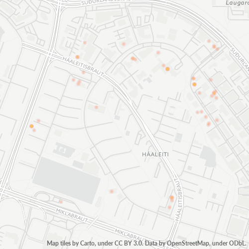 Dami ng Negosyo sa Postal Code 108 - Reikiavik, Höfuðborgarsvæði