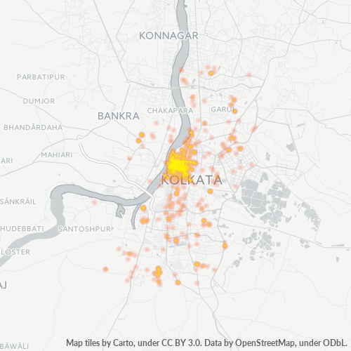 Dami ng Negosyo sa Postal Code 700007 - Kolkata, West Bengal