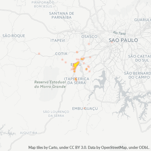 Dami ng Negosyo sa Postal Code 06803-000 - São Paulo