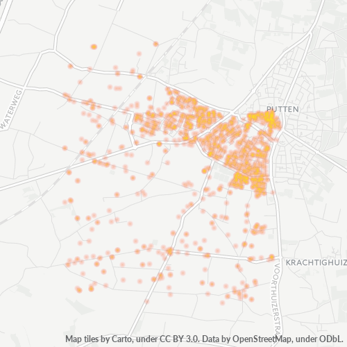 Dami ng Negosyo sa Postal Code 3882 - Putten, Provincie Gelderland