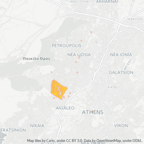 Dami ng Negosyo sa Postal Code 122 43 - Aigáleo, Attica