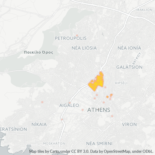 Dami ng Negosyo sa Postal Code 104 43 - Atenas, Attica