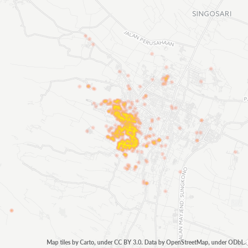 Dami ng Negosyo sa Postal Code 65146 - Malang, Silangang Java