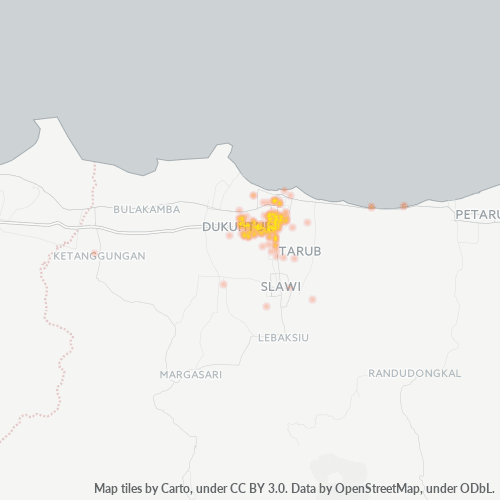 Business Concentration in Postal Code 52192 - Tegal, Central Java