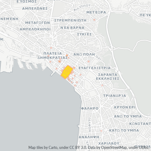 Dami ng Negosyo sa Postal Code 546 23 - Tesalonica, Central Macedonia