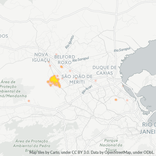 Dami ng Negosyo sa Postal Code 26525-000 - Nilópolis, Rio de Janeiro