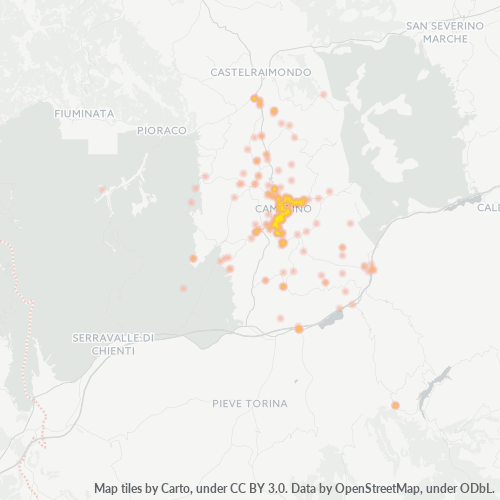 Dami ng Negosyo sa Postal Code 62032 - Macerata, Marche