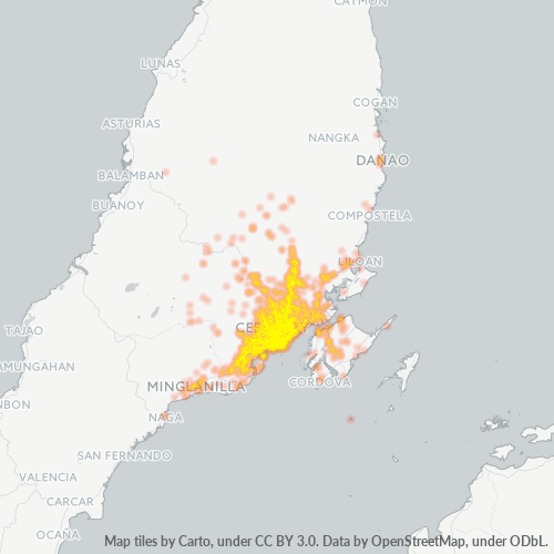 Business Concentration in Zip Code 6000 - Cebu City, Central Visayas
