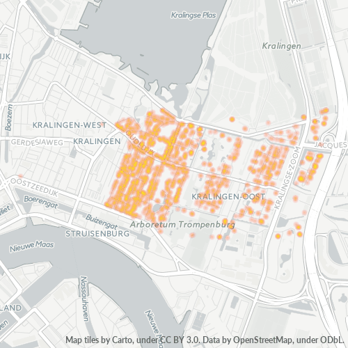 Dami ng Negosyo sa Postal Code 3062 - Rotterdam, Provincie Zuid-Holland