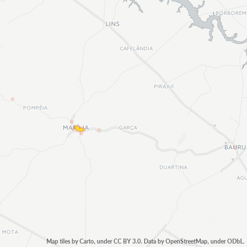 Dami ng Negosyo sa Postal Code 17516-000 - Marília, São Paulo