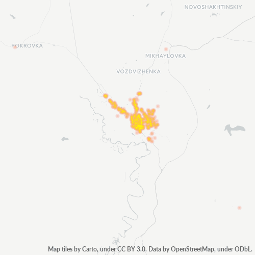 Dami ng Negosyo sa Postal Code 692500 - Ussurijsk, Primorsky Krai