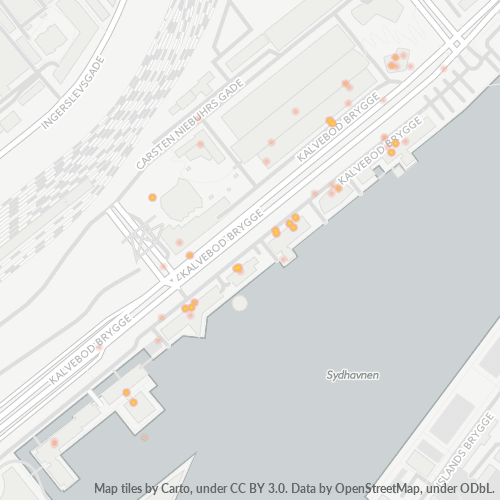 Dami ng Negosyo sa Postal Code 1560 - Copenhague, Region Hovedstaden