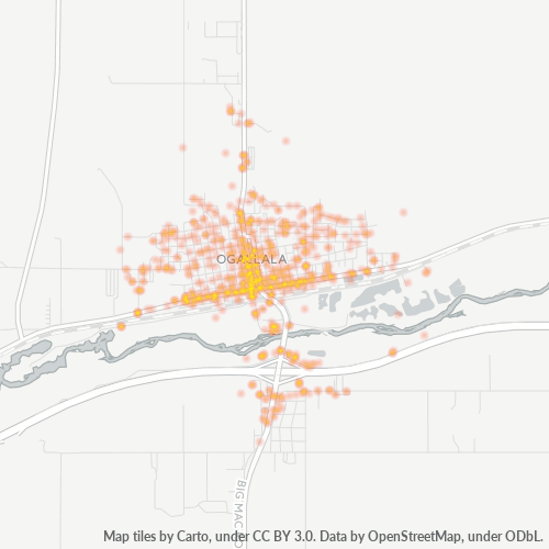 Mkusanyiko wa Biashara katika Posta 69153 - Ogallala, Nebraska