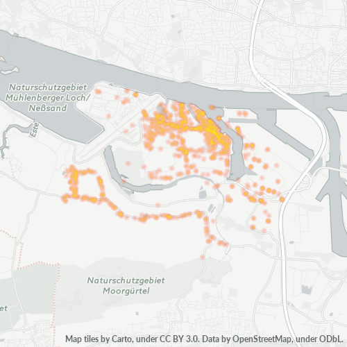Business Concentration in Postal Code 21129 - Hamburg