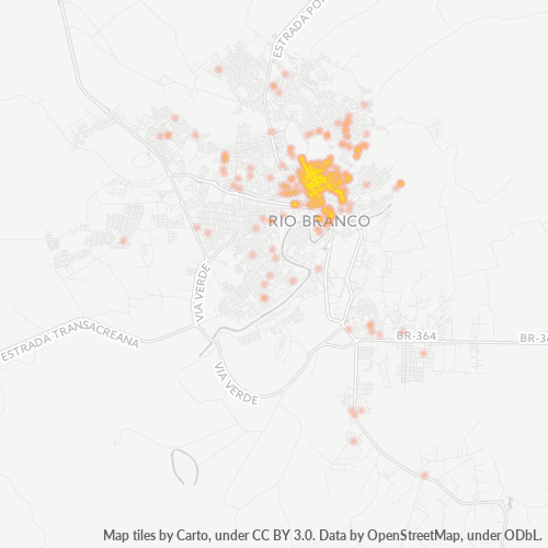 Dami ng Negosyo sa Postal Code 69909-000 - Rio Branco, Acre