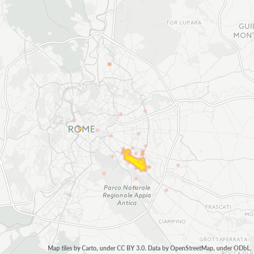 Dami ng Negosyo sa Postal Code 00175 - Roma, Lazio