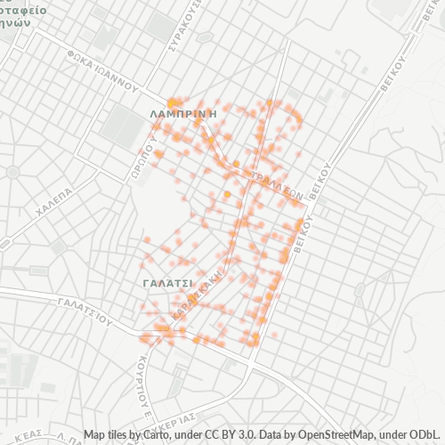 Dami ng Negosyo sa Postal Code 111 46 - Galátsi, Attica