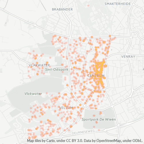 Dami ng Negosyo sa Postal Code 5801 - Venray, Provincie Limburg