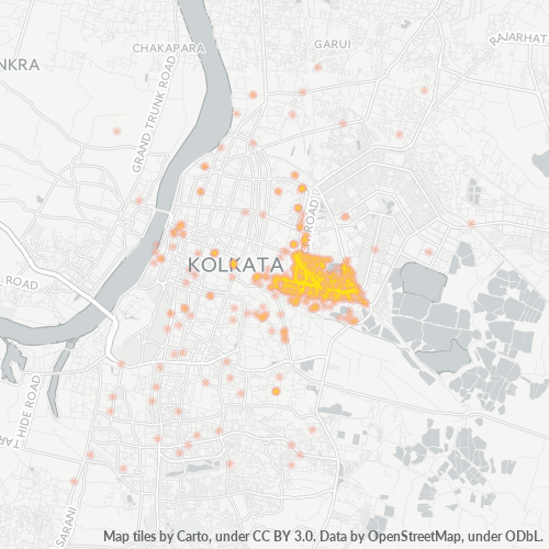 Dami ng Negosyo sa Postal Code 700010 - Kolkata, West Bengal