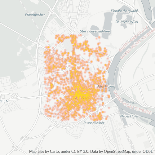 Business Concentration in Postal Code 67346 - Speyer, Rhineland-Palatinate