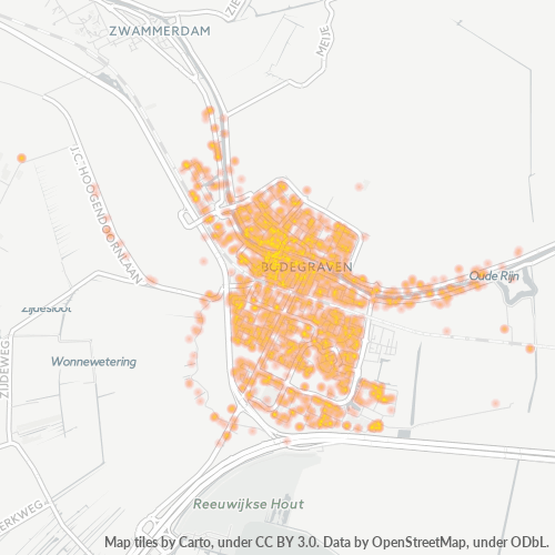 Dami ng Negosyo sa Postal Code 2411 - Bodegraven, Provincie Zuid-Holland