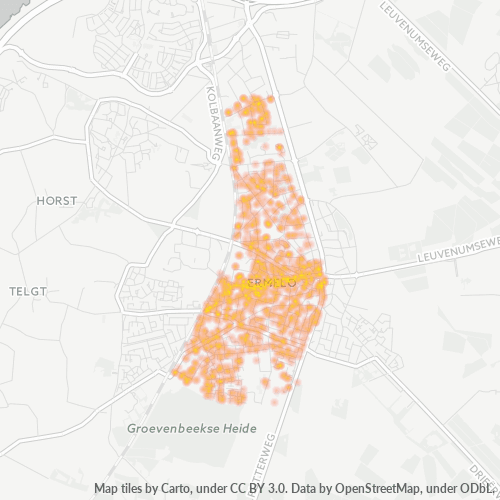Dami ng Negosyo sa Postal Code 3851 - Ermelo, Provincie Gelderland