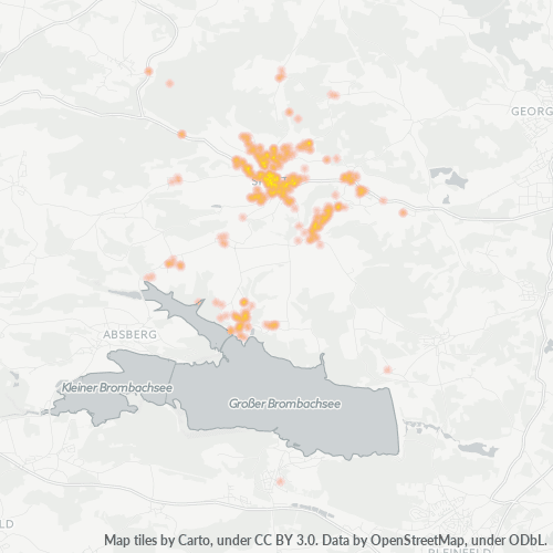 Business Concentration in Postal Code 91174 - Spalt, Bavaria