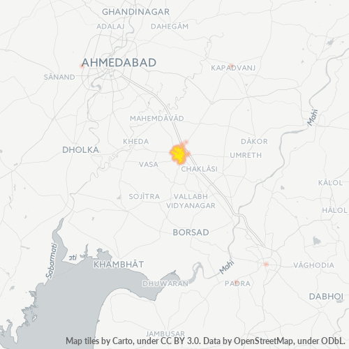 Dami ng Negosyo sa Postal Code 387002 - Gujarat