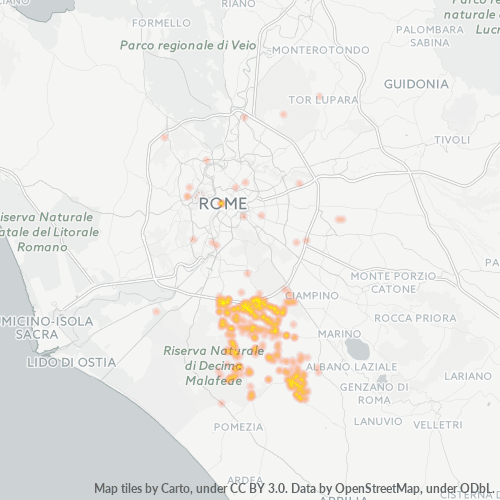 Dami ng Negosyo sa Postal Code 00134 - Roma, Lazio