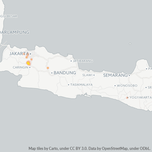 Dami ng Negosyo sa Postal Code 16111 - Bogor, Kanlurang Java