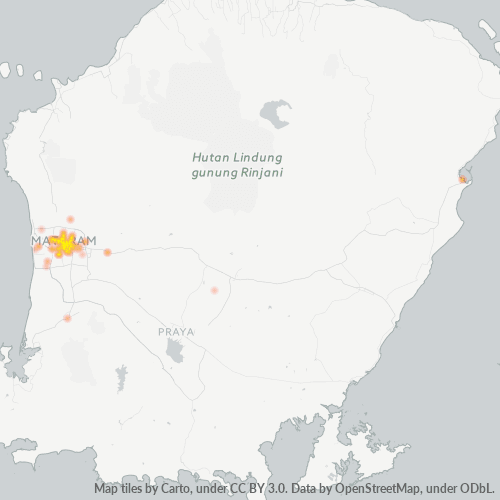 Dami ng Negosyo sa Postal Code 83231 - Mataram, West Nusa Tenggara