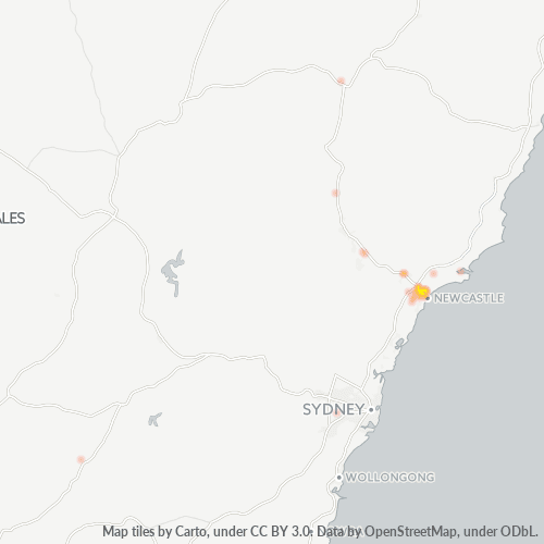 Dami ng Negosyo sa Postal Code 2304 - Tomago, New South Wales