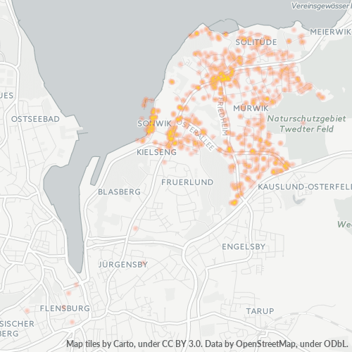 Dami ng Negosyo sa Postal Code 24944 - Flensburg, Schleswig-Holstein