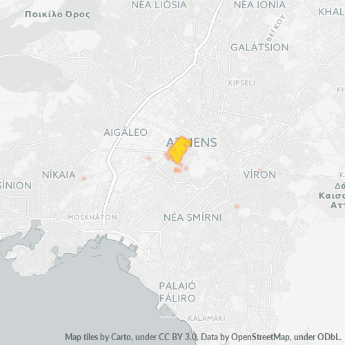 Dami ng Negosyo sa Postal Code 118 54 - Atenas, Attica