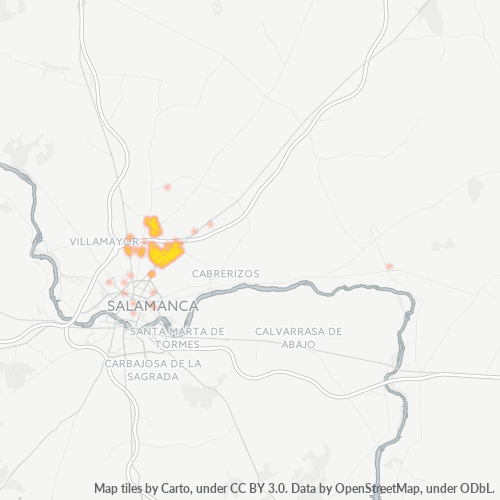 Dami ng Negosyo sa Postal Code 37184 - Espanya