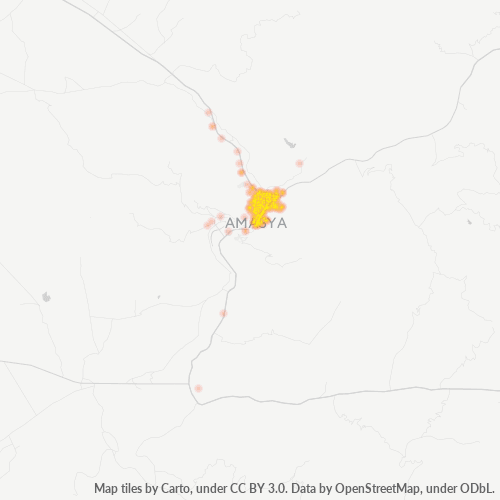 Dami ng Negosyo sa Postal Code 05200 - Amasya, Lalawigan ng Amasya
