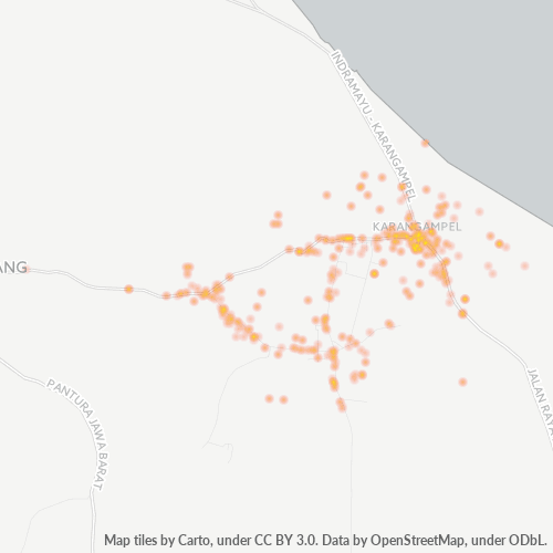 Dami ng Negosyo sa Postal Code 45283 - Karangampel, Kanlurang Java