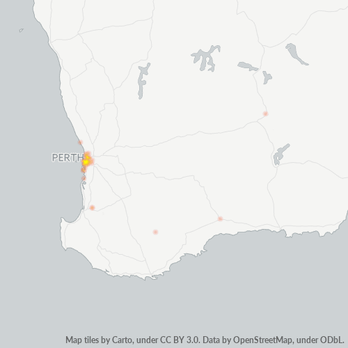 Dami ng Negosyo sa Postal Code 6163 - Coolbellup, Kanlurang Australya
