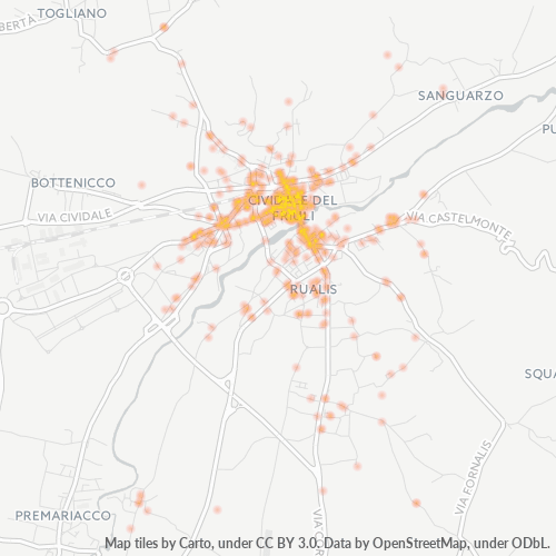 Concentrazione delle imprese in CAP 33043 - Prepotto, Friuli-Venezia Giulia