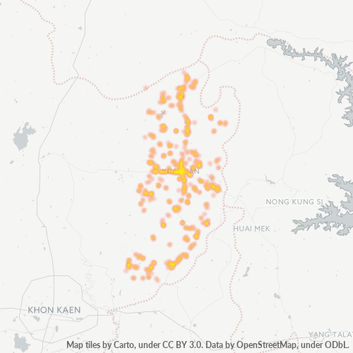 Dami ng Negosyo sa Postal Code 40170 - Kranuan, Changwat Khon Kaen