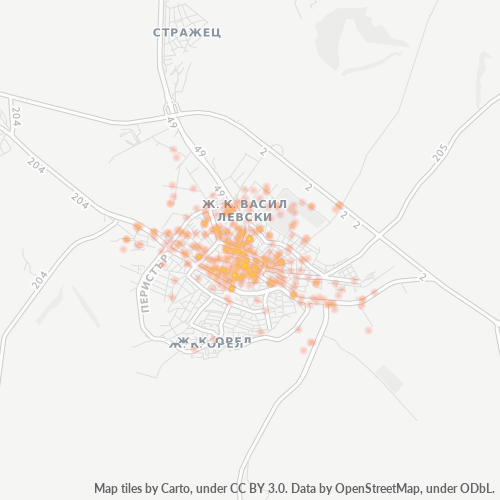 Dami ng Negosyo sa Postal Code 7200 - Razgrad, Oblast Razgrad