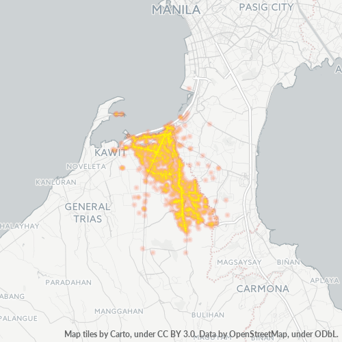 Business Concentration in Zip Code 4102 - Bacoor, Calabarzon