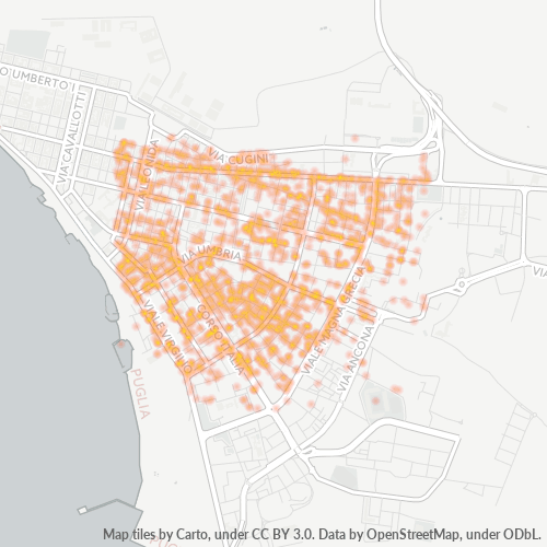 Dami ng Negosyo sa Postal Code 74121 - Taranto, Apulia