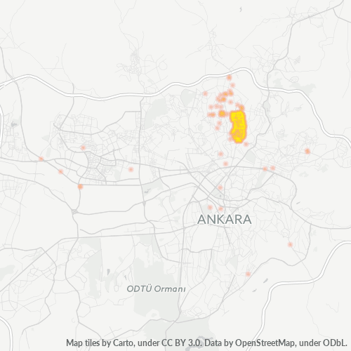 Dami ng Negosyo sa Postal Code 06310 - Keçiören, Lalawigan ng Ankara