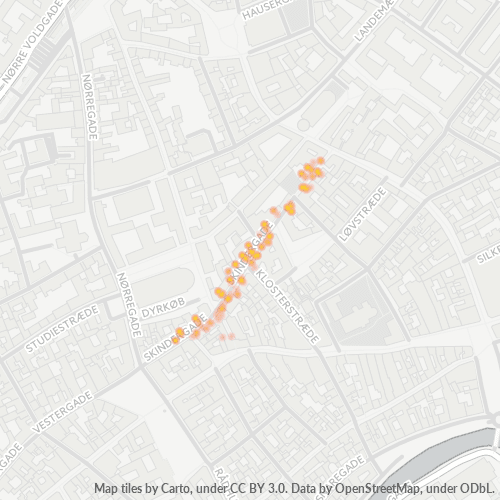 Dami ng Negosyo sa Postal Code 1159 - Copenhague, Region Hovedstaden