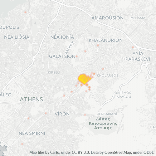 Bedriftskonsentrasjon i Postnummer 115 25 - Athen, Attica