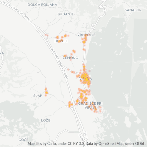Dami ng Negosyo sa Postal Code 5271 - Vipava
