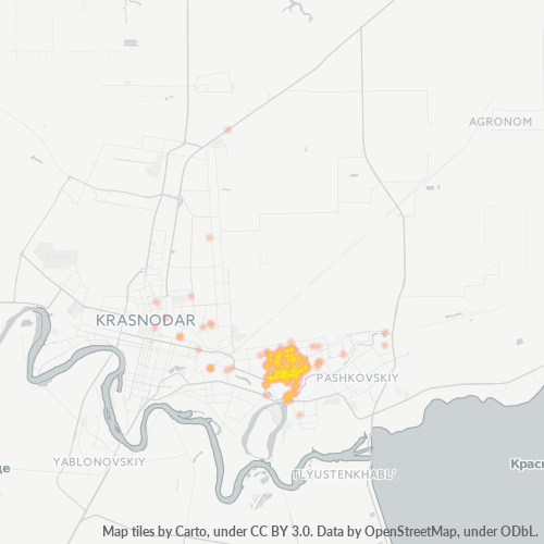 Dami ng Negosyo sa Postal Code 350018 - Krasnodar Krai