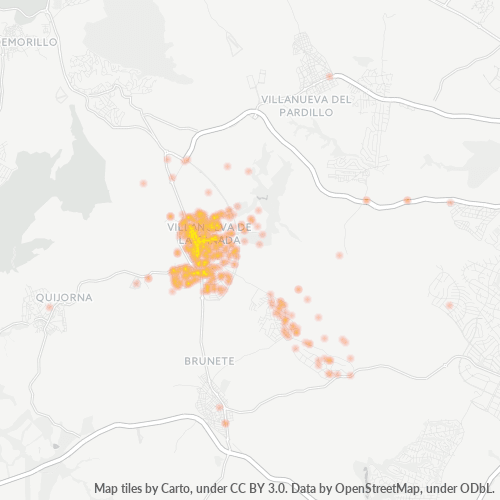 Bedrijfsconcentratie in Postcode 28691 - Spanje