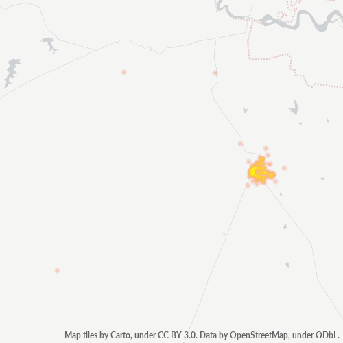 Bedrijfsconcentratie in Postcode 757001 - Baripāda, Odisha